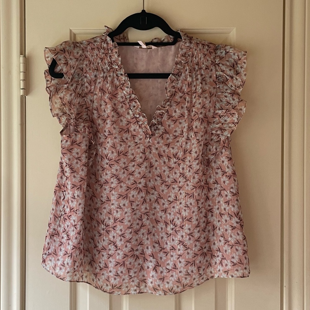 Rebecca Taylor floral top - size 6
